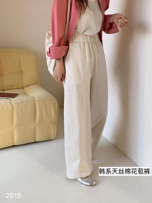 【多妈团购 春夏新品韩系天丝棉花苞裤 】梨形身材大胆入,宽松慵懒，超宽松显瘦版型显得腿型很好~天丝棉的料子轻薄又透气，上身秒变时髦精-拟盛 商品图11