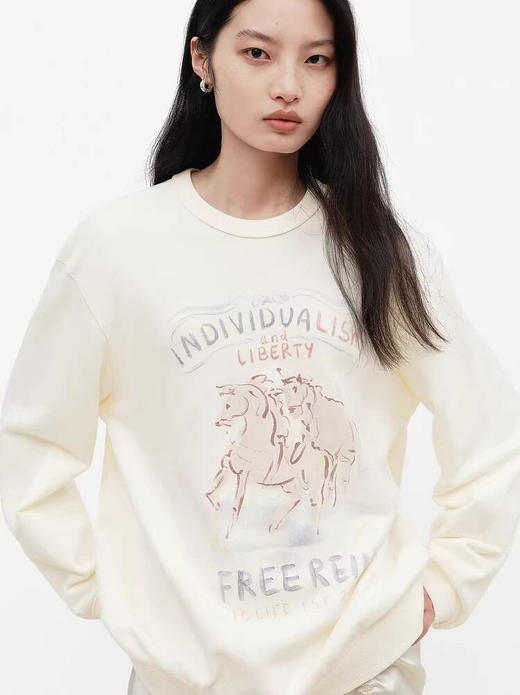 MOC*O生肖马年彩绘印花T恤/卫衣022601 商品图6