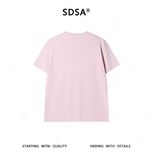 36282SDSA男装2026新款重磅基础款正肩T恤宽松显瘦百搭短袖亲肤透气 商品图5