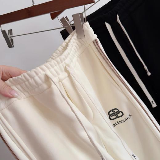 F022739早春抽绳设计卫裤宽松直筒裤拖地长裤 商品图9