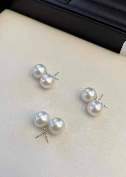 ⁶18K【澳白耳钉】11-12mm海水珍珠，微瑕，出证书，24小时鉴赏期【香港】SS06-QTT-XGZZ 商品图2