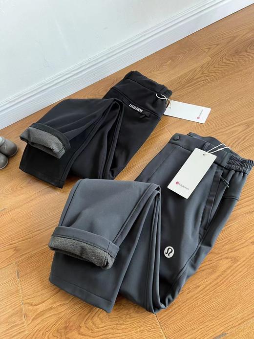 F022705秋冬季新款男士软壳加绒冲锋裤长裤 商品图2