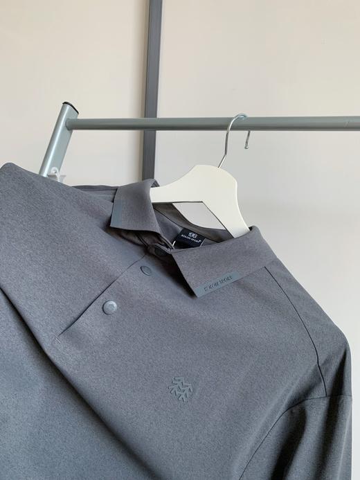 点此购买 可隆春秋季男士商务休闲长袖POLO衫 bk 340952 商品图9