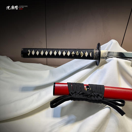 红武士打刀 传统刀剑 沈广隆刀剑 武士 未开刃 商品图4