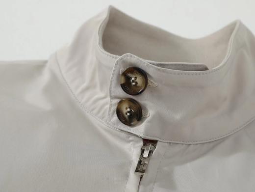 F022767老干部风字母激光刺绣立领长袖夹克外套 商品图10