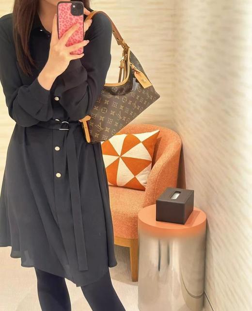 F022778女士单肩包carryall横版棕色老花腋下包 商品图8