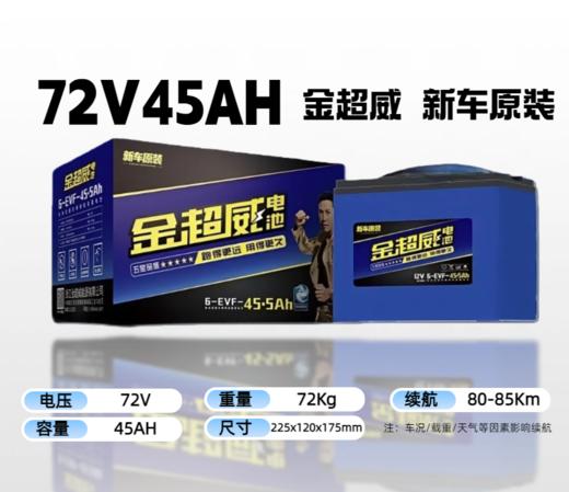 【双十一美点特惠】72V45A 金超威新车原装 武汉到店 商品图0