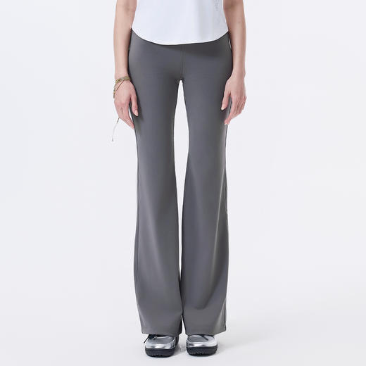 TITIKA小模纤喇叭裤春夏款女修身高腰长裤运动跑步休闲裤11126 商品图1