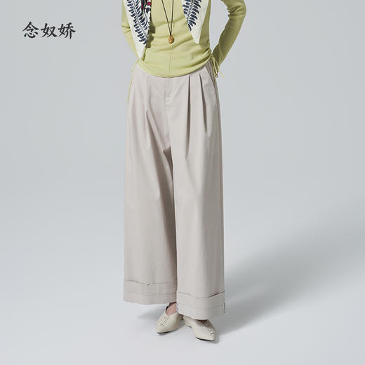 【商场同款】CNT6342  “ 2色休闲裤 ” 简约好穿 好搭不挑人 米色/藏蓝色 商品图10