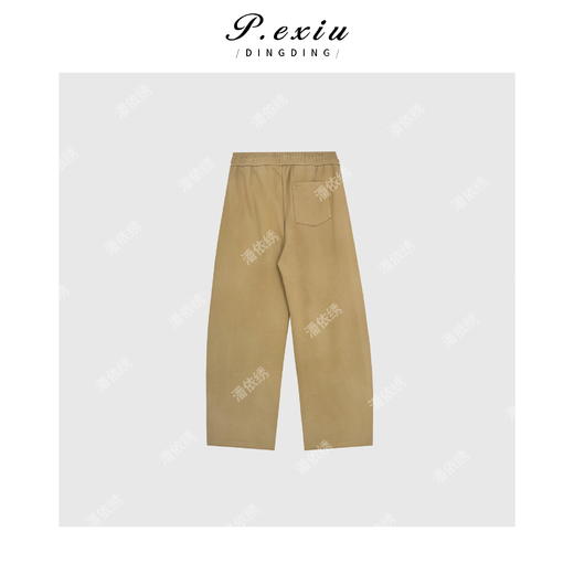 04-6潘依绣丁丁宠粉美式度假风可调节抽绳运动裤Q6710 商品图1