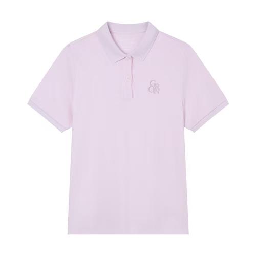 佐丹奴女装26年新款经典宽松版型全棉液氨短袖POLO衫05316291 商品图1