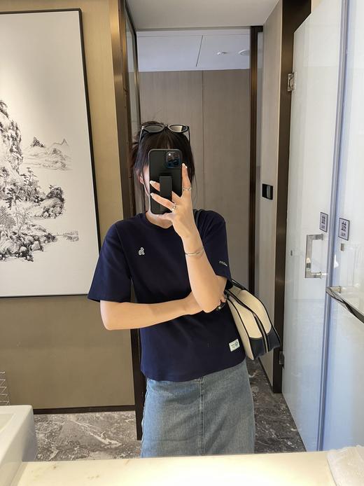 点此购买 哈吉斯春夏季女士简约圆领短袖T恤 mp 341013 商品图4