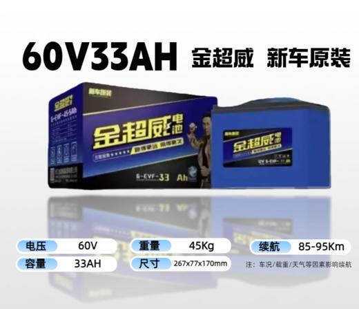 【双十一美点特惠】60V33A 金超威新车原装 武汉到店 商品图0