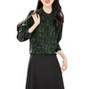 KQ-新碎花长袖衬衫女真丝显瘦气质时尚春季衬衣复古轻奢优雅上衣 商品缩略图4