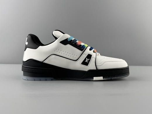 春季特惠💰720 LV 纯原版本 # 驴牌 Trainer 经典配色黑白彩虹鞋带 商品图2