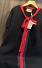 F022797春夏新款学院风撞色蝴蝶结系带polo连衣裙 商品缩略图12