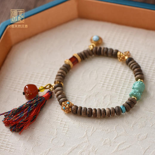 天然莱特岛沉香桶珠 约6mm 2.8克 SP11782 商品图0