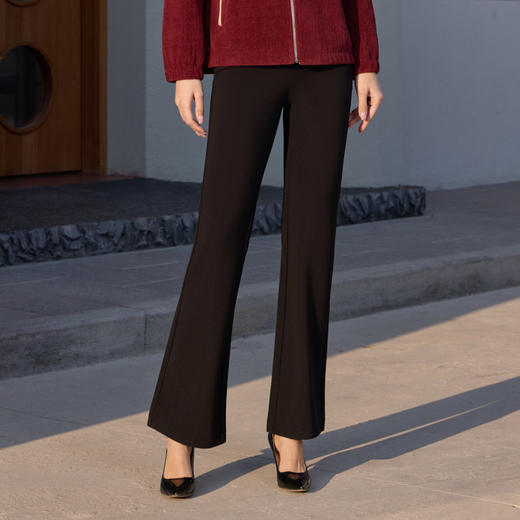 半身缘女裤 春季抗皱透气舒适百搭休闲裤261102M10320180 商品图0