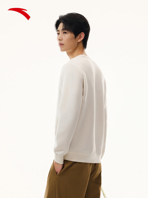 安踏套头卫衣男2026新款跑步训练宽松圆领长袖运动上衣152617722 商品图0