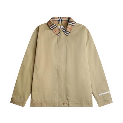 F022769复古老钱风爆款格纹女款夹克外套 商品图0