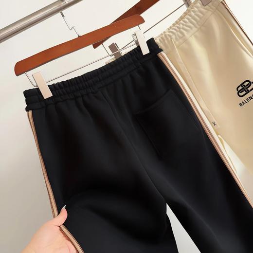 F022739早春抽绳设计卫裤宽松直筒裤拖地长裤 商品图7