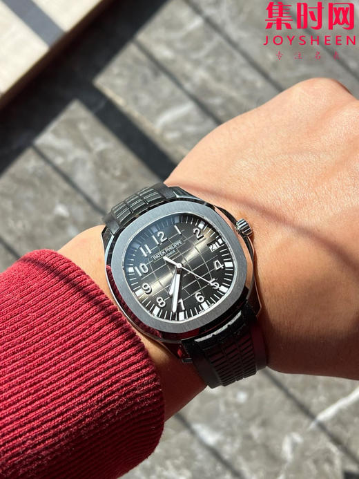 BBF百达翡丽AQUANAUT系列5167A 手雷系列 水泥灰 黑手雷 丹东324一体机 男士腕表 表径40mm 商品图7