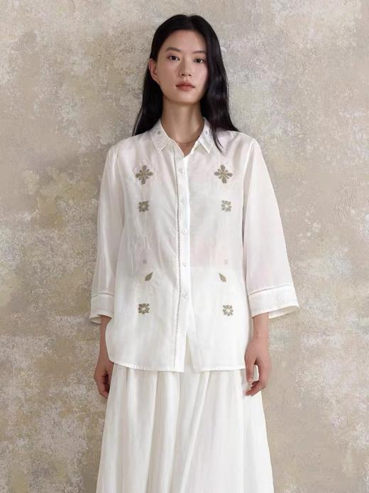 TALASA女装糖果刺绣衬衣22611C413 商品图0