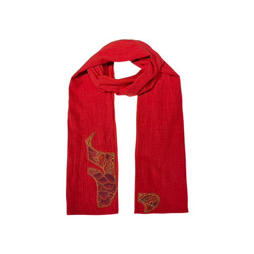 丹霞照花绣花民族风围巾 | 现货加急发 商品图4