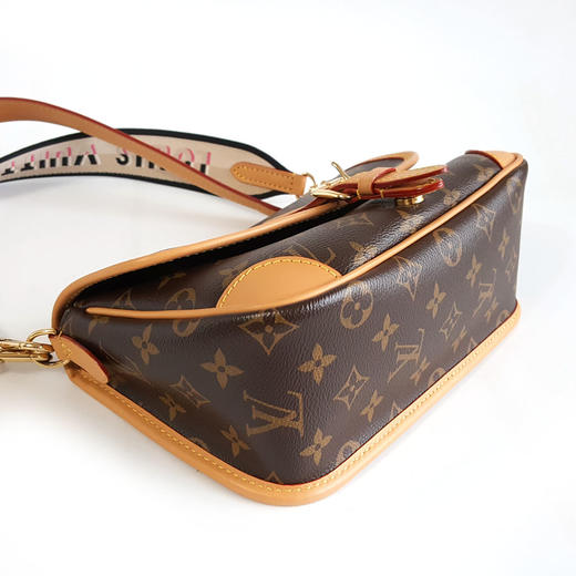 【95新】LV路易威登DIANE手袋M45985老花黑肩带DIANE法棍包单肩包女士260226AK10 商品图7