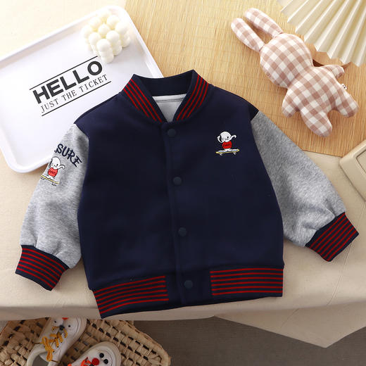 💰39.9/件起 棒球服2026新款春季男女宝宝运动休闲上衣宝宝洋气外套聚★为爱严选 商品图4