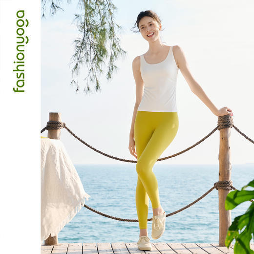 FC16211气质修身绑带瑜伽背心 商品图12