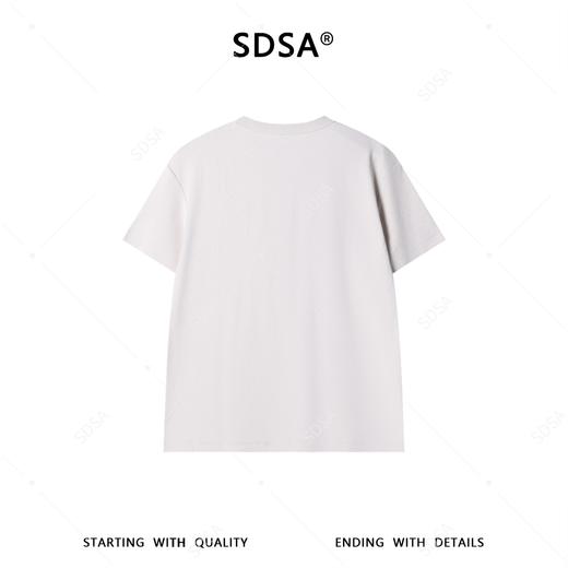 36282SDSA男装2026新款重磅基础款正肩T恤宽松显瘦百搭短袖亲肤透气 商品图5