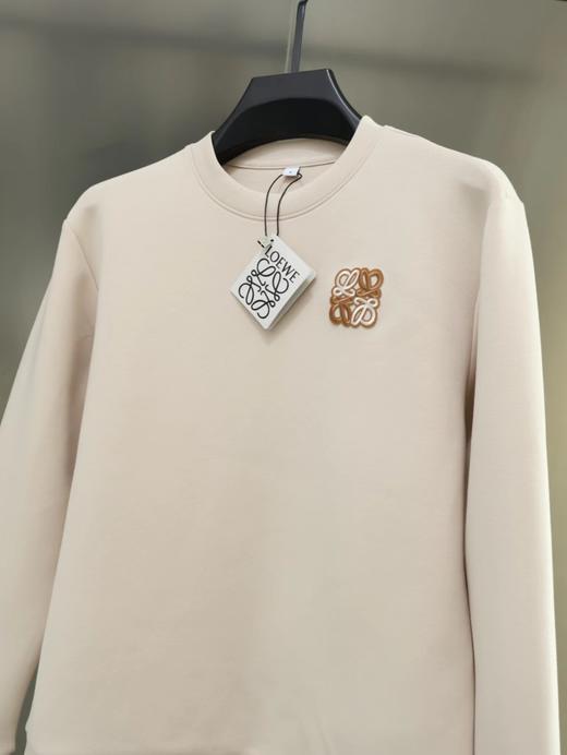 F022701胸前刺绣logo两色情侣款圆领卫衣 商品图11