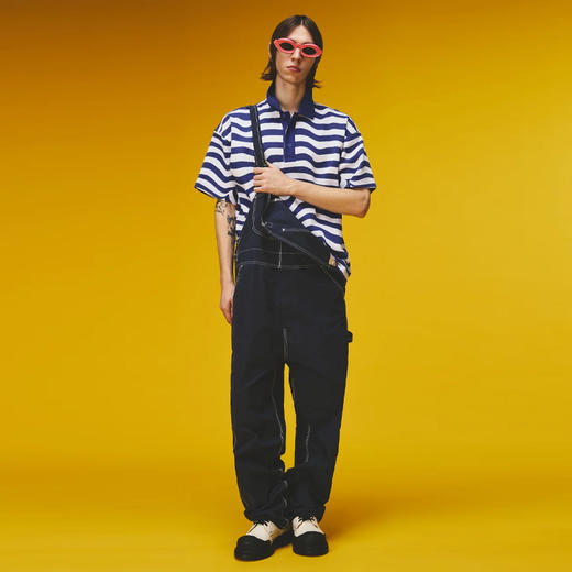 Napapijri 中性Martine Rose联名棉质短袖polo衫 条纹 NP0A4HG9L651 商品图7