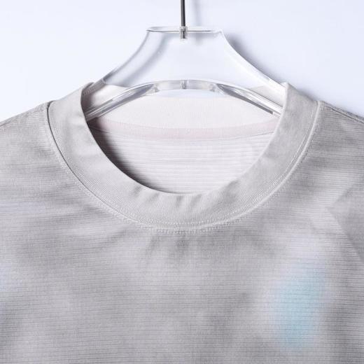 SDSA男装2026新款重磅做旧扎染短袖T恤蓝灰涂鸦设计感圆领上衣 商品图1