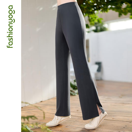 F16917修身裤脚开叉长裤/九分裤 商品图5