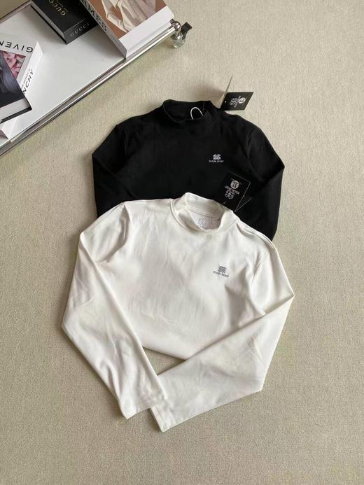 F022783秋冬系列半高领醋酸羊绒蛋白打底衫情侣款 商品图1