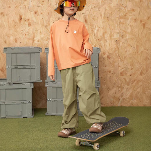 日系山本风工装裤！2026男童女童梭织长裤春夏新款轻薄透气速干登山裤子！ 商品图1