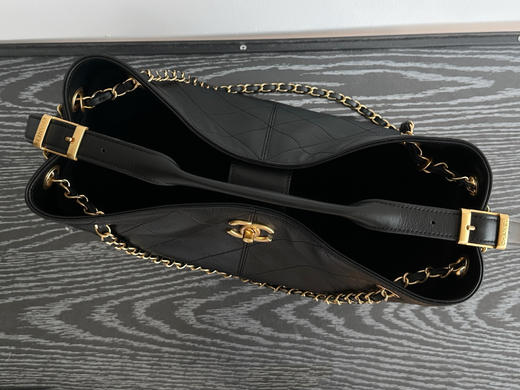 香奶奶 25A 全皮hobo 黑色托特包 商品图8