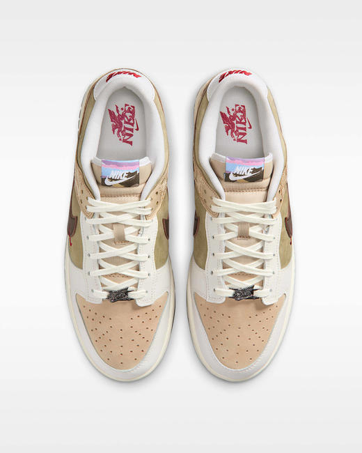 Nike 耐克Dunk Low SE "CNY" 马年限定脱缰系列男IQ1118-220 商品图3