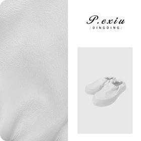 PanYiXiu/潘依绣羊皮极简设计感舒适百搭一脚蹬懒人鞋 QL93202