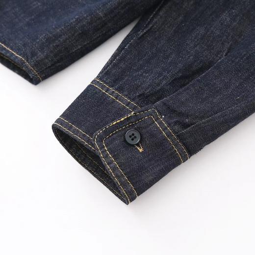 F022727慵懒风复古水洗牛仔衬衫女春季新款叠穿衬衣 商品图14