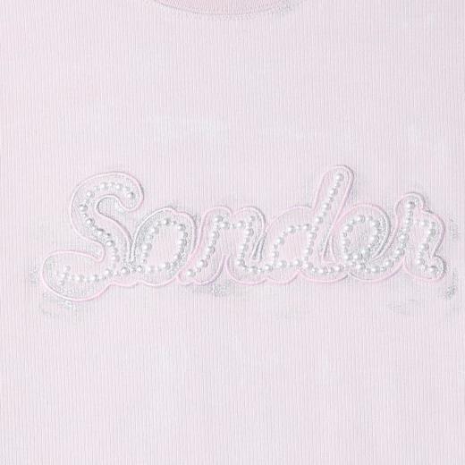 SDSA男装2026新款潮牌短袖t恤情侣肌理纹字母刺绣宽松半袖上衣 商品图3