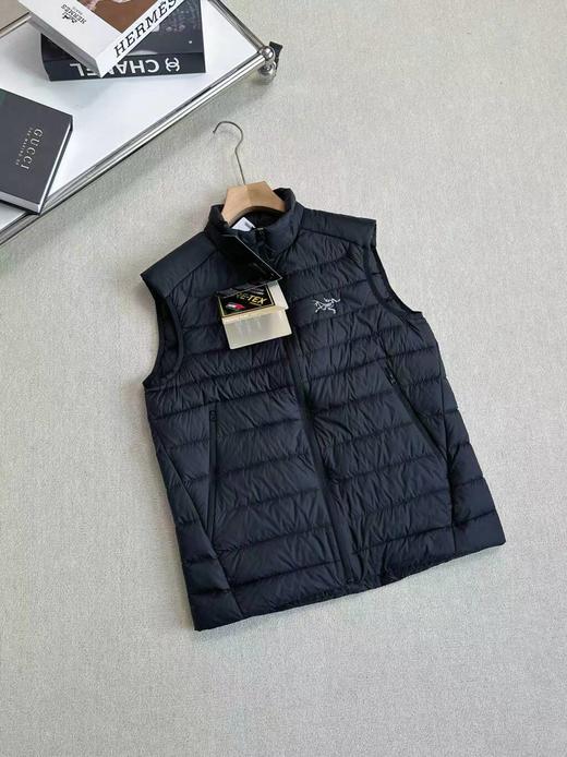 F022782超轻量排骨休闲立领拉链鹅绒马甲 商品图5