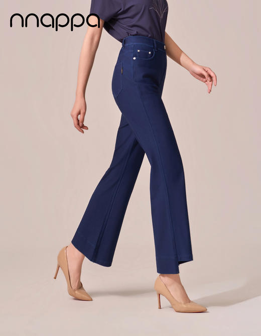 3A抗菌九分时尚落差牛仔微喇裤PA29370/PA29411 商品图2