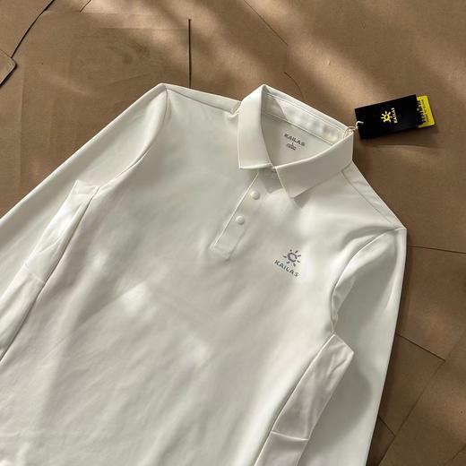 F022706三色可选新款男士百搭翻领polo长袖上衣 商品图5