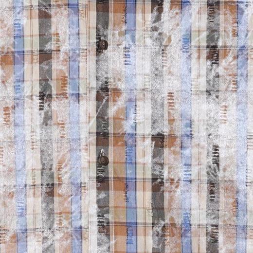 26CS44SDSA男装2026新款日系复古格纹衬衫做旧涂鸦设计感宽松短袖衬衣 商品图3