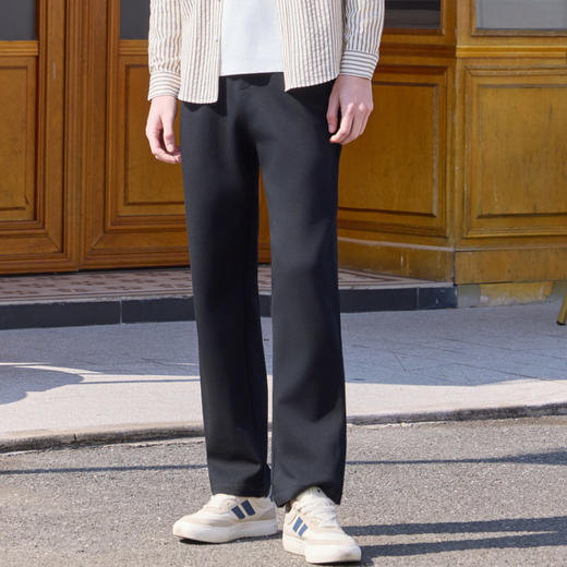 半身缘男裤 春季日常休闲百搭小直筒休闲裤261101U17730250 商品图1