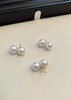 ⁶18K【澳白耳钉】11-12mm海水珍珠，微瑕，出证书，24小时鉴赏期【香港】SS06-QTT-XGZZ 商品缩略图1