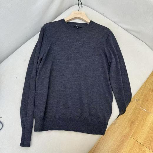 纯元！ 100%美利奴羊毛圆领针织衫 商品图13